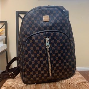 Faux leather Backpack
